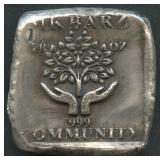 MK Barz Long Island .999 Silver Poured Bar 1 ozt