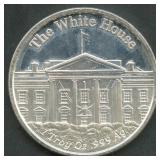 Donald J Trump 45th .999 Silver Round 1 ozt