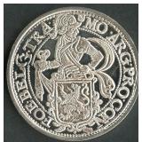 2017 Netherlands Silver Lion $1 .999 Silver 1 ozt