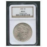 1900 Morgan Silver Dollar NGC MS 63