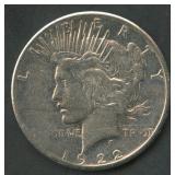 1922-S Peace Silver Dollar