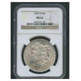1887-O Morgan Silver Dollar NGC MS 62