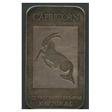 US National Mint Capricorn .999 Silver Bar 1 ozt