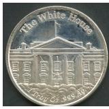Donald J Trump 45th .999 Silver Round 1 ozt