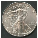 2011 ASE Silver Eagle 1 ozt Silver