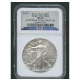 2010 ASE Silver Eagle Early Releases NGC MS 69