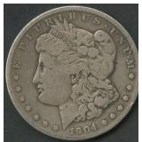 1904-S Morgan Silver Dollar