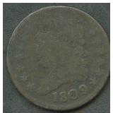1809 Classic Head Half Cent