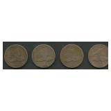 4- 1858 Flying Eagle Cents
