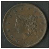 1838 Coronet Head Large Cent