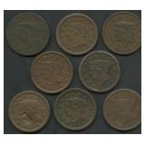 8- Mixed Date Large Cents