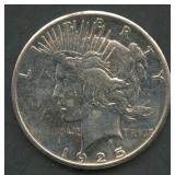 1925-S Peace Silver Dollar