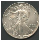 1987 ASE Silver Eagle 1 ozt Silver