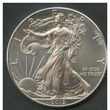 2012 ASE Silver Eagle 1 ozt Silver