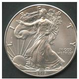 2017 ASE Silver Eagle 1 ozt Silver