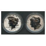 2024 Morgan & Peace Dollars Reverse Proof Set