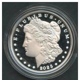 2025-S Proof Morgan Silver Dollar in OGP w/COA
