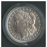 2025 Morgan Silver Dollar in OGP with COA