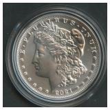 2021-D Morgan Silver Dollar in OGP with COA