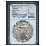 2025 (P) Eagle Privy ASE Silver Eagle NGC MS 69