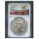 2024 (P) Star Privy ASE Silver Eagle NGC MS 69