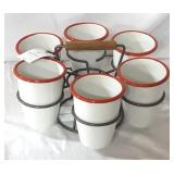 New 7pc Drink Caddy Set Hearth & Hand Magnolia