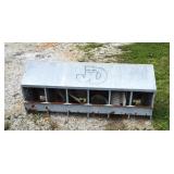 Chicken Coop Nesting Box Galvanized 6 Hole