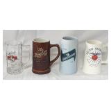 Beer Steins Mugs Schell, Berghoff, Laurentide, Etc
