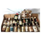 Miniature Empty Collectible Liquor Bottles