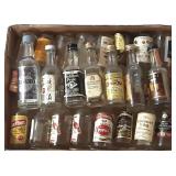 Miniature Empty Collectible Liquor Bottles