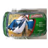 Coleman Hampton Adult Dark Blue Sleeping Bag