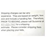 DO NOT BID -- SHIPPING NOTICE