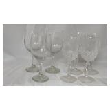 Lot of Crystal Wine Glass Stemware