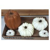 Box of Pumpkin Shaped Candles