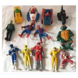 McDonald Happy Meal Toys Power Rangers, Spiderman