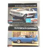 Model Car Kits Monogram Boss Mustang & 70 Plymouth