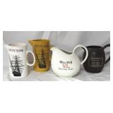Liquor Pitchers Cutty Sark, Macnish, Walker