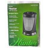 Hunter Ceramic Heater with Thermostat 1500 Watts