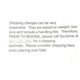 DO NOT BID -- SHIPPING NOTICE