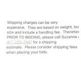 DO NOT BID -- SHIPPING NOTICE