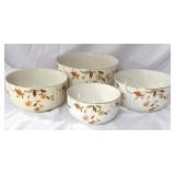Jewel Tea Autumn Leaf Nesting Bowls