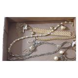 Box of Fashion Jewelry Gold Tone