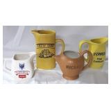 Liquor Pitchers Cutty Sark, Imperial, Pernod, More