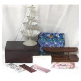 Jewelry Cases, 3 Tier Stand, Box, Eyeglass Cases