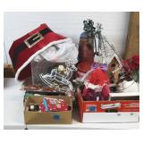 Large Lot of Christmas Decorations, Ornaments, Etc