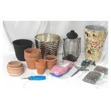 Gardening Flower Pots, Sprinkler, Gloves, More