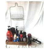 Asst Box of Toiletries, Hair Straightener, Caddy