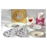 Vtg Dishes Tray, Plates, Bowl, Royal Albert Cup