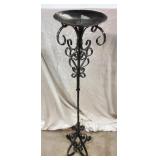 Wrought Iron Pillar Candle Holder