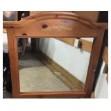 Pine Wood Mirror 48"  48"